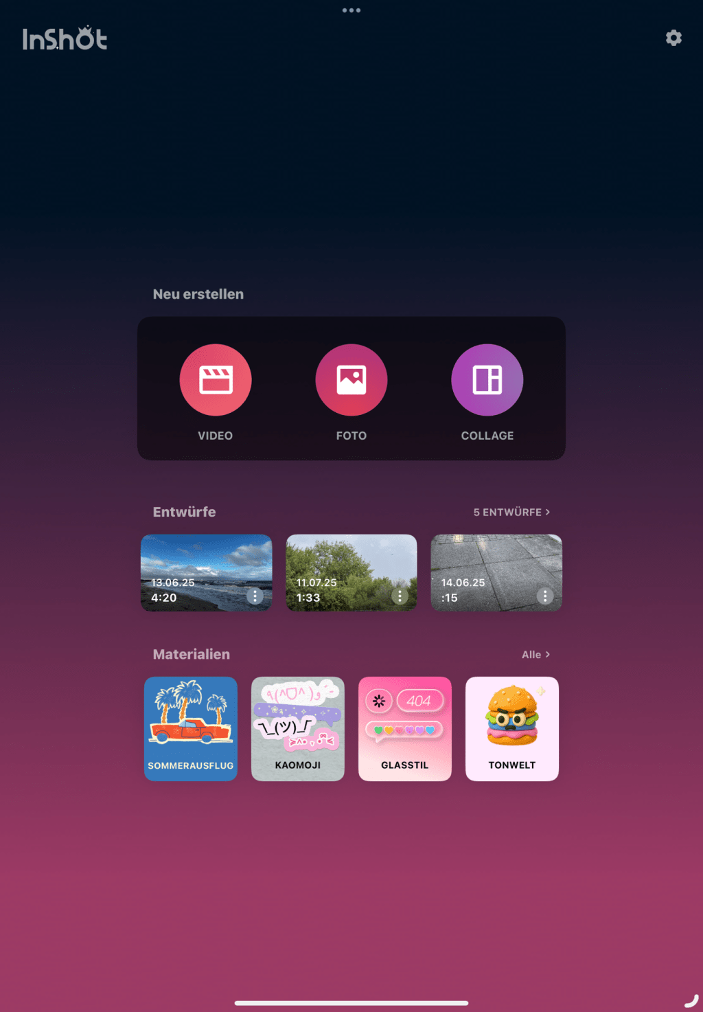 Ärger mit VideoEditor